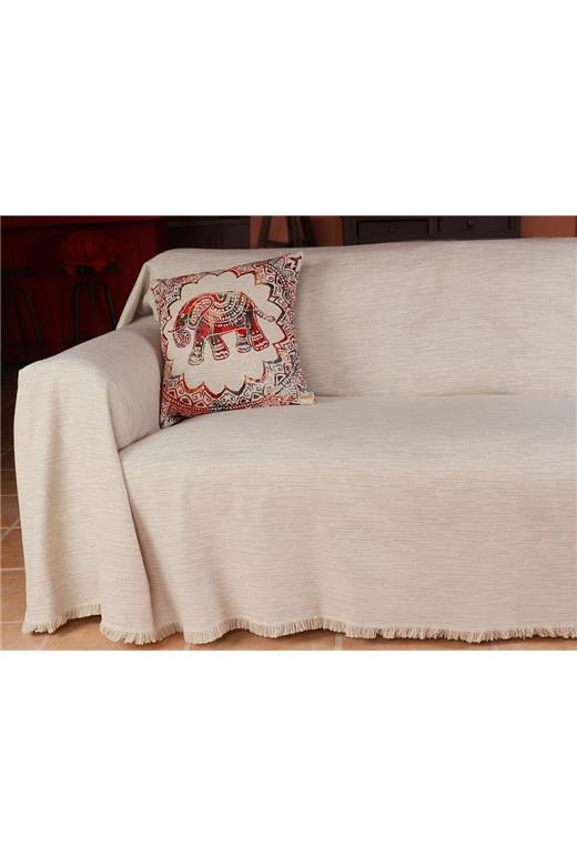 Ριχτάρι Πολυθρόνας (170X180) Mcdecor Simple Εκρού - MCDECOR