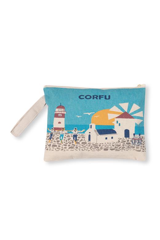 Πορτοφόλι καραβόπανο (30cm x 20cm) canvas 1 CORFU
