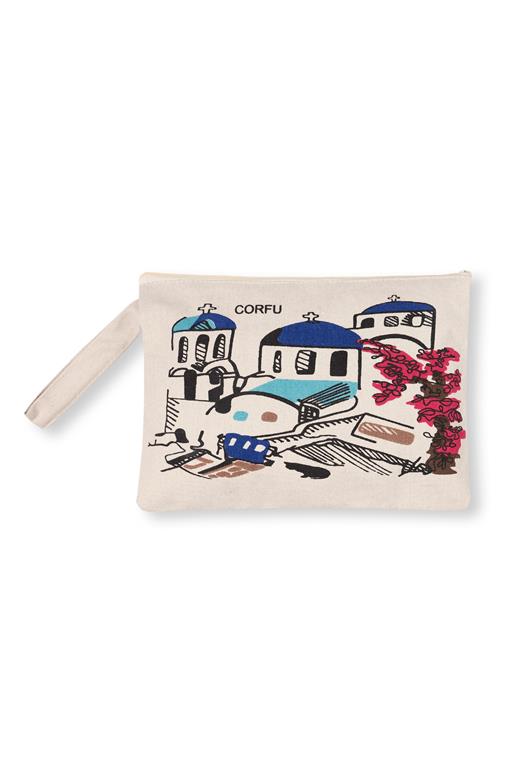 Πορτοφόλι καραβόπανο (30cm x 20cm) canvas 3 CORFU