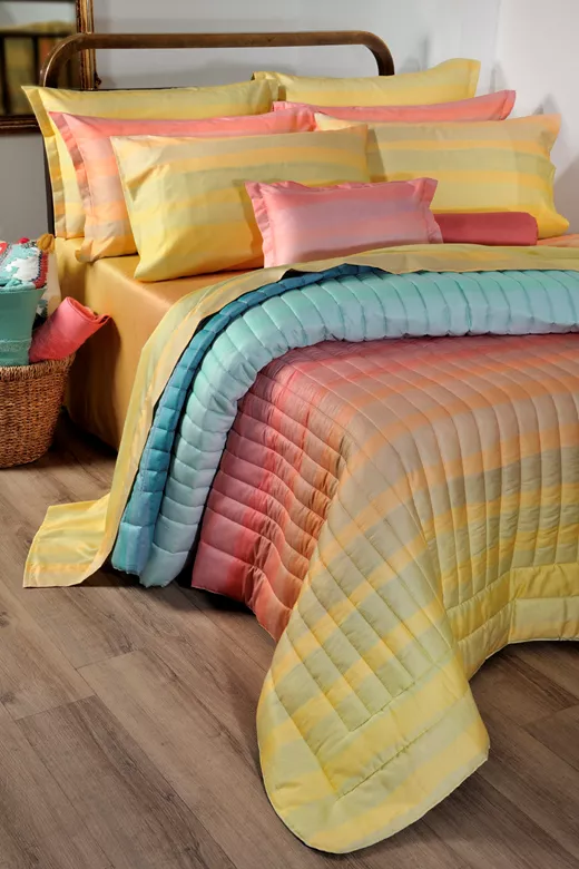 Σετ κουβερλί βαμβακοσατέν 220TC S861 Burano Yellow