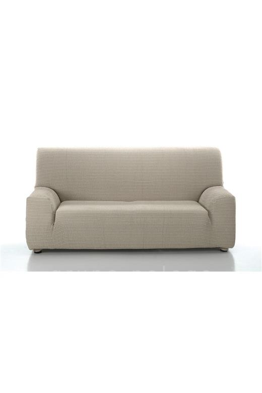 Ελαστικό Κάλυμμα Τριθέσιου Καναπέ Akari Εκρού - MCDECOR