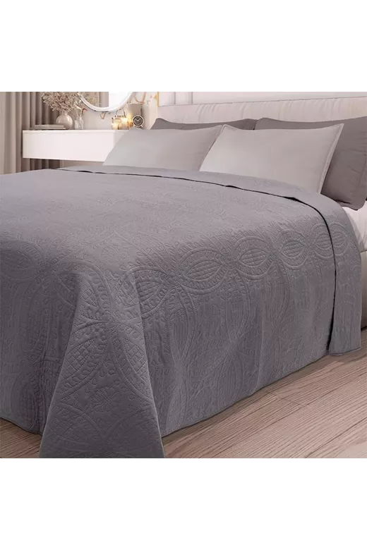 LINO ΚΟΥΒΕΡΛΙ LIGERO GREY 220X240