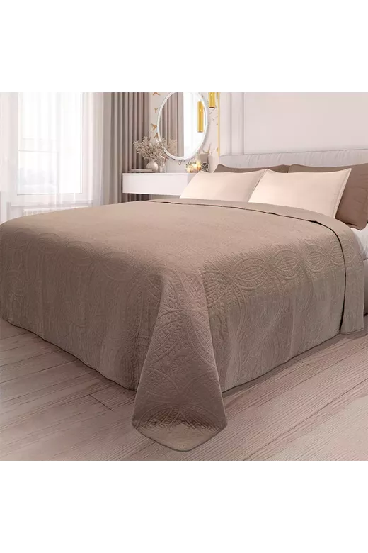 LINO ΚΟΥΒΕΡΛΙ LIGERO MOCCA 220X240