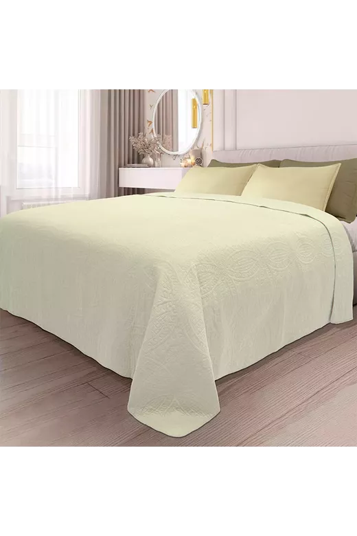 LINO ΚΟΥΒΕΡΛΙ LIGERO ECRU 220X240