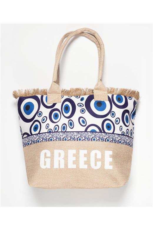 Τσάντα με χερούλι (49cm x 15cm x 34cm) μάτι 1 GREECE