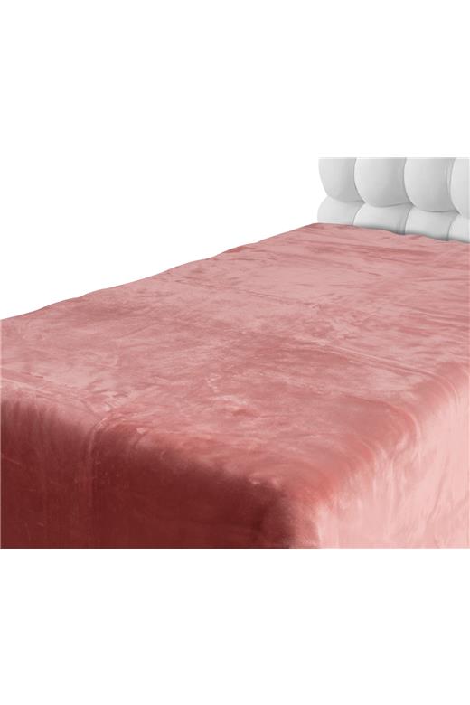 Βελουτέ κουβέρτες (220cm x 240cm) σάπιο μήλο 