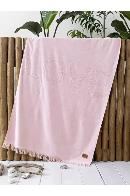 Πετσέτα Θαλάσσης Salty Love Jacquard