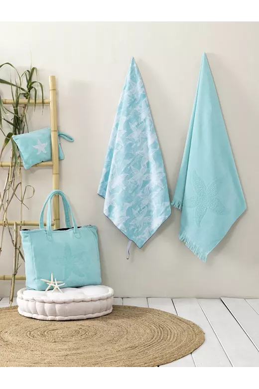 Πετσέτα Θαλάσσης Starfish Jacquard
