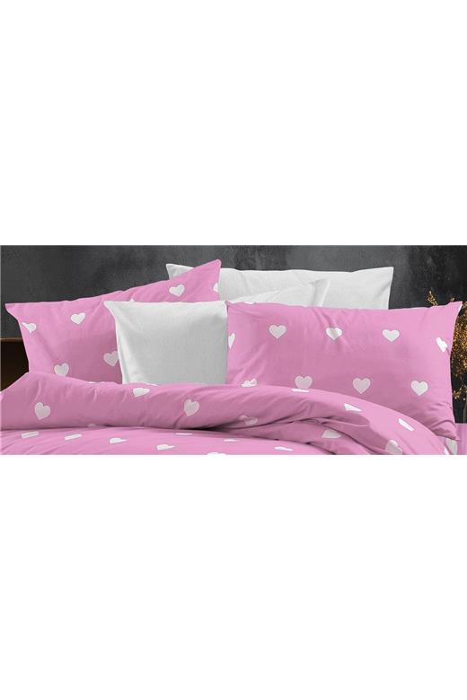 Μαξιλαροθήκη Εμπριμέ Αίσθησις 608 50X70 Pink 70/30 Cott/Pol