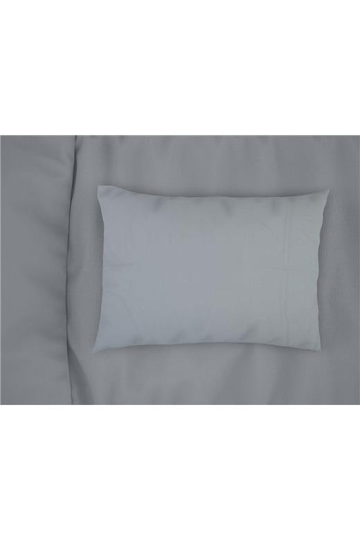 Μαξιλαροθήκη Solid 505 50X70 Light Blue-Grey 100% Cotton