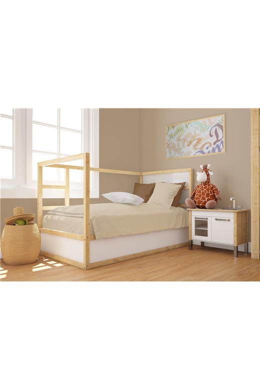 Πάπλωμα bebe Solid 502 120X160 Beige 100% Cotton