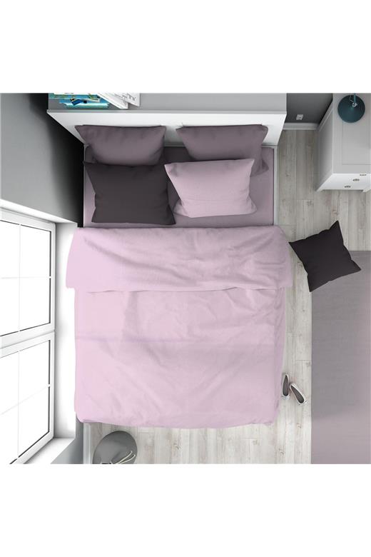 Παπλωματοθήκη Solid 506 160X240 Light Purple 100% Cotton