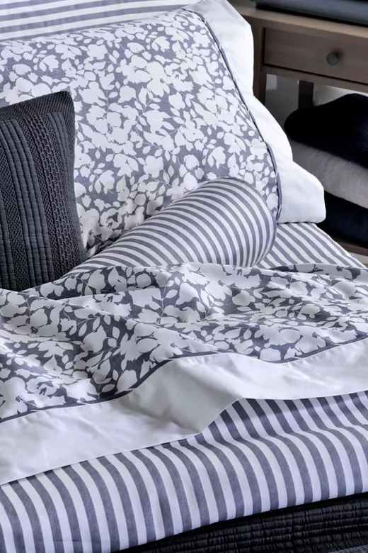 Σετ σεντόνια βαμβακοσατέν 220ΤC Elvira Blue S877