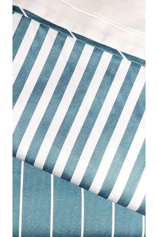 Σετ σεντόνια βαμβακοσατέν 220ΤC Elvira Stripe Petrol S879