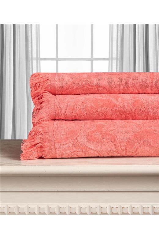 Βαμβακερή ζακάρ πετσέτα ALICIA 520gsm (50cm x 100cm) magenta