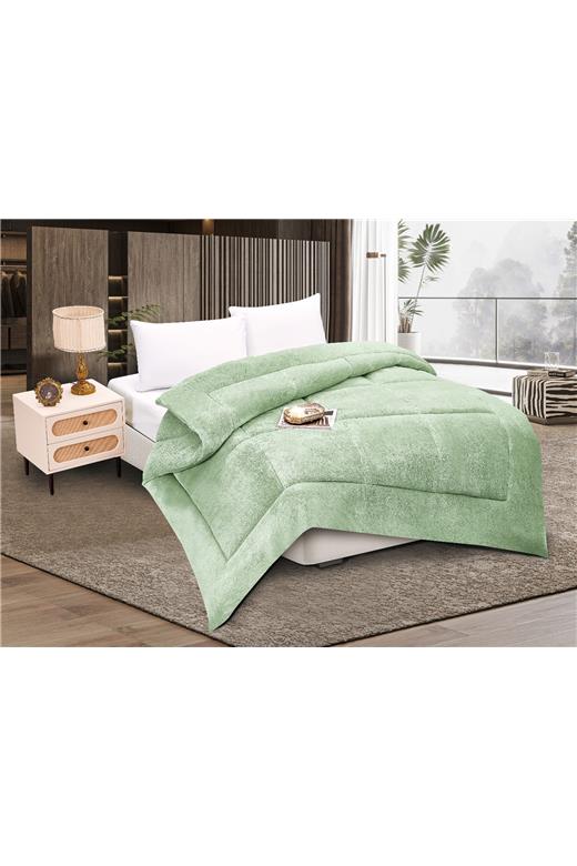 Κουβερτοπάπλωμα solid (220cm x 240cm) light green