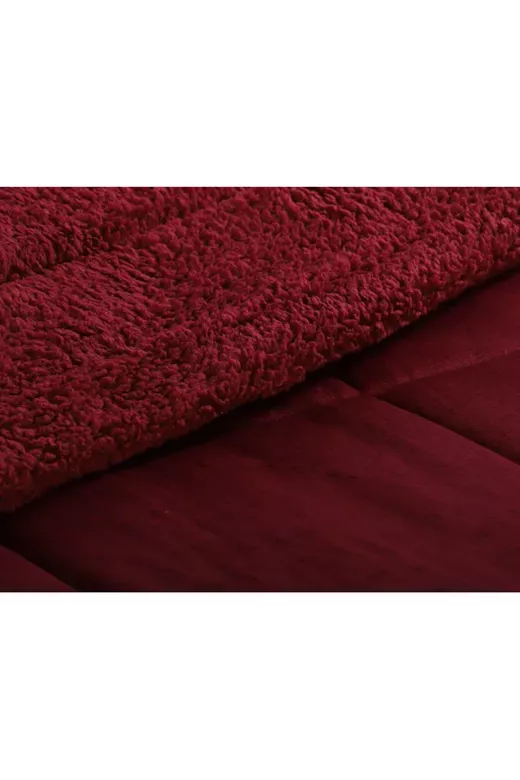 Κουβερτοπάπλωμα solid (220cm x 240cm) burgundy