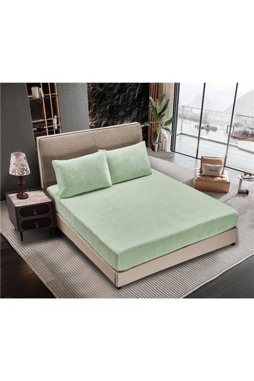Σεντόνι fleece solid (100cm x 200cm ) mint