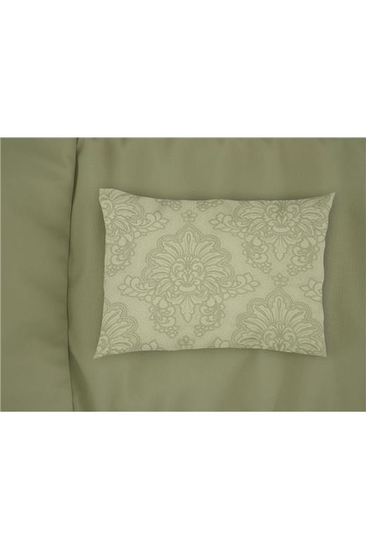 Μαξιλαροθήκη Εμπριμέ Άρτεμις 704 50X70 Light Olive 100% Cotton