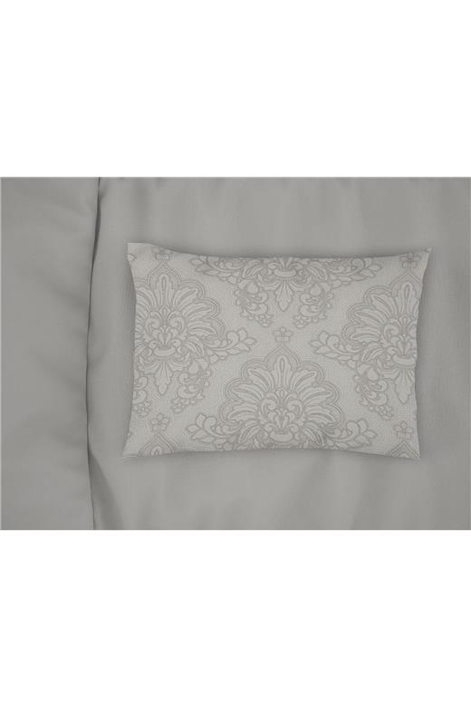 Μαξιλαροθήκη Εμπριμέ Άρτεμις 701 50X70 Grey 100% Cotton