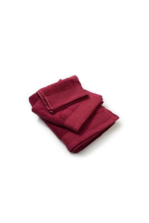 Πετσέτα Πενιέ 500 gr/m² 80X150 Bordeaux 100% Cotton