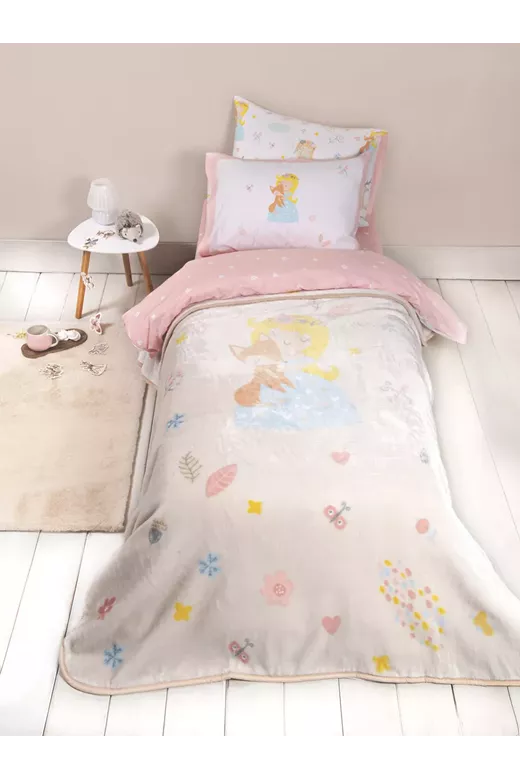 Κουβέρτα Βελουτέ Forest Fairy