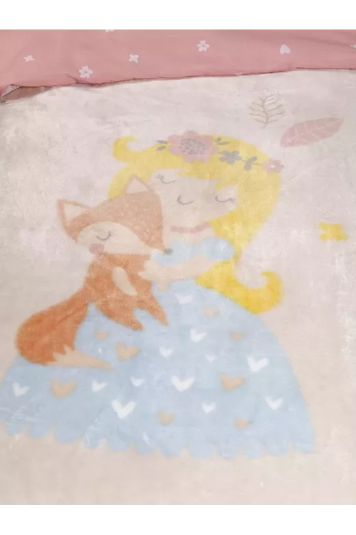 Κουβέρτα Βελουτέ Forest Fairy