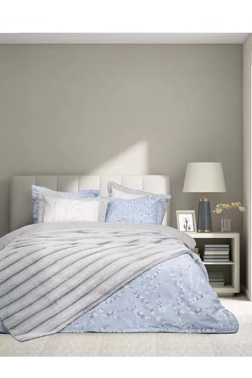 Κουβέρτα Carezza - Light Gray