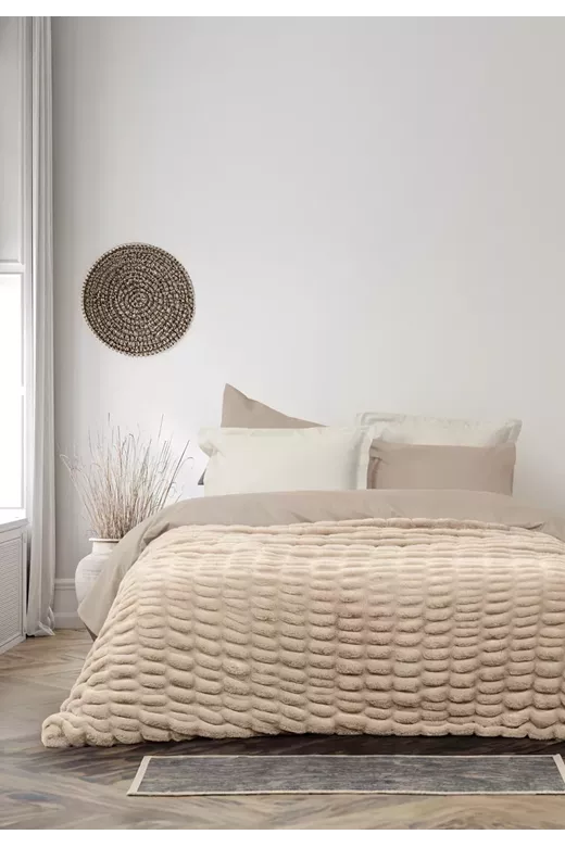 Κουβέρτα Mossy - Beige