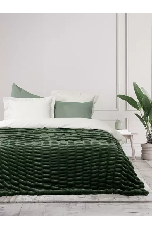 Κουβέρτα Mossy - Dark Green