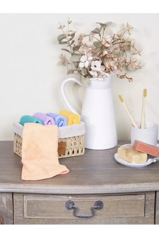 Καλαθάκι με λαβέτες Bamboo Nest