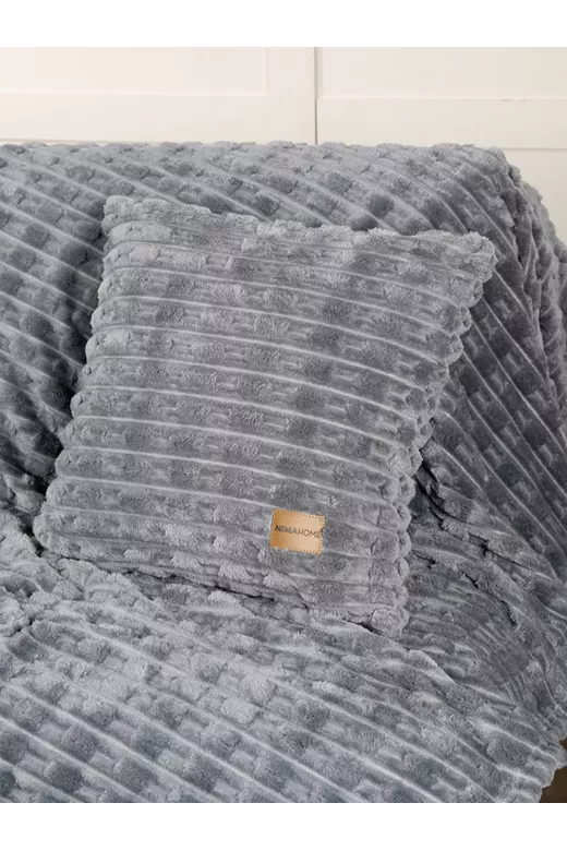 Διακοσμητική Μαξιλαροθήκη Savara - Dark Gray