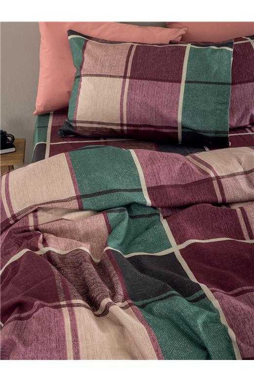 Σετ Σεντόνια Μονά Flannel Beauty FB0237