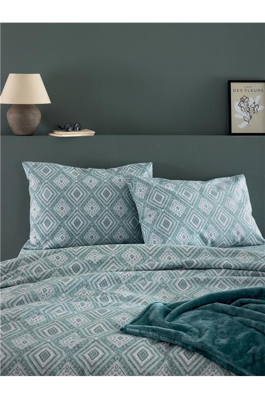 Σετ Παπλωματοθήκη Μονή Flannel Beauty 170x250 FB0239