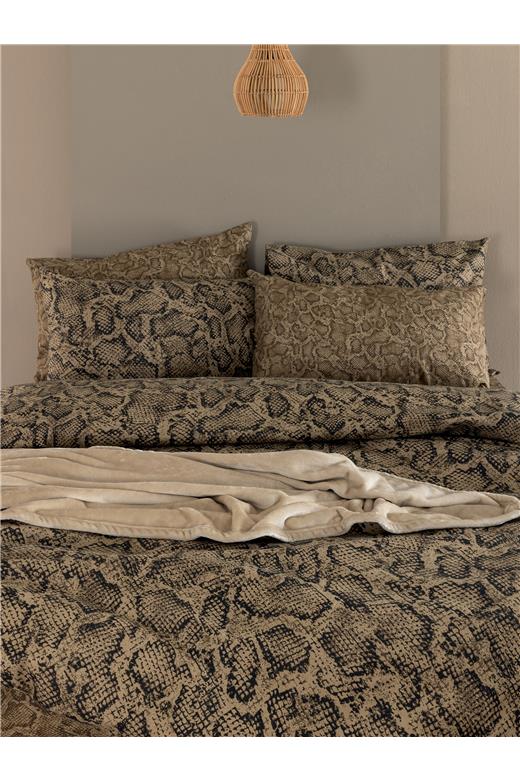 Σετ Παπλωματοθήκη Μονή Flannel Beauty 170x250 FB0243