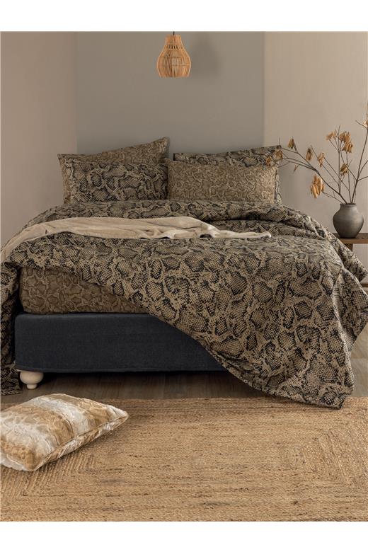 Σετ Παπλωματοθήκη Υπέρδιπλη Flannel Beauty 240x250 FB0243