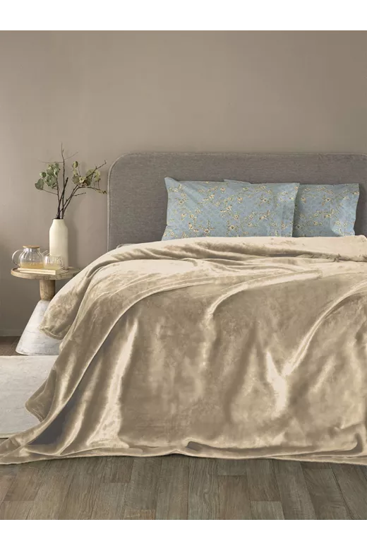 Κουβέρτα Flannel fleece LUCY