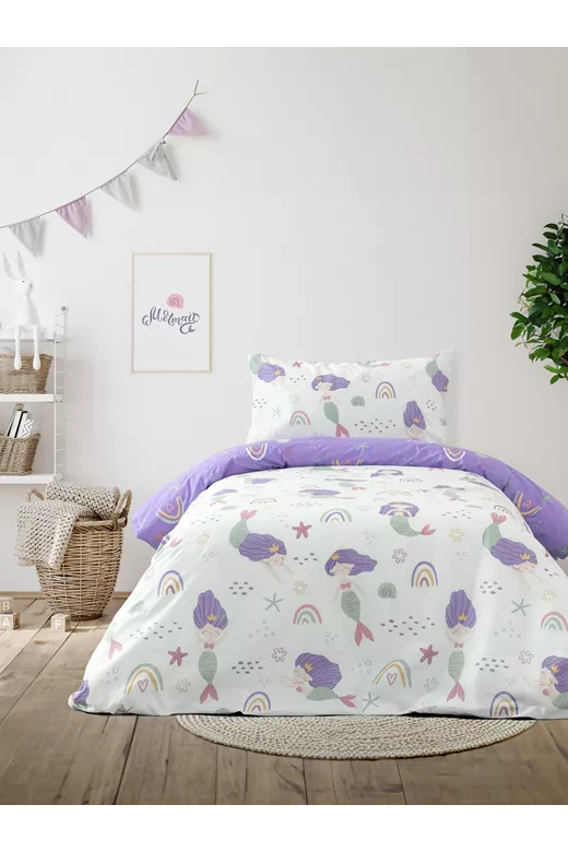 Σετ σεντόνια βαμβακερά 144TC Mermaid Dream