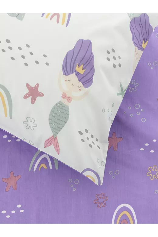 Σετ σεντόνια βαμβακερά 144TC Mermaid Dream