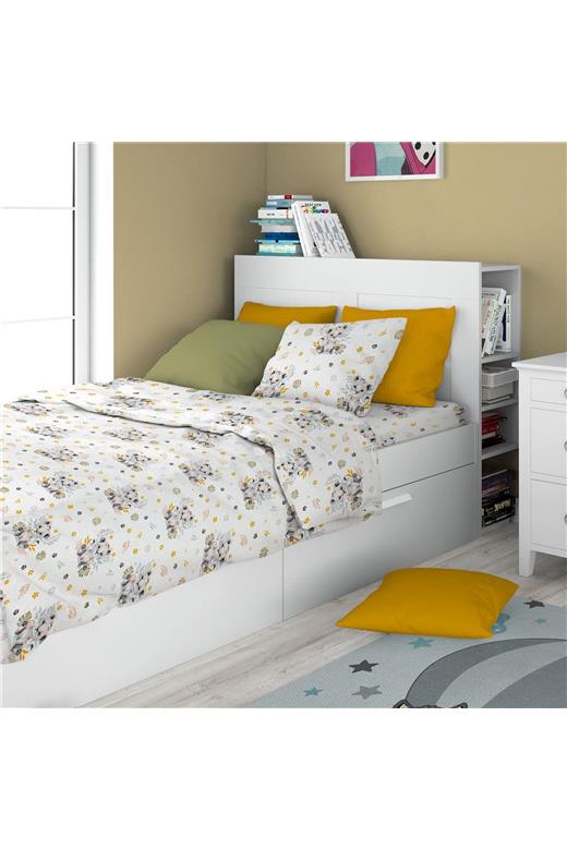 ΣΕΝΤΟΝΙΑ ΕΜΠΡΙΜΕ ΣΕΤ 3 τεμ kids Lion Cub 531 160X240 Grey 100% Cotton