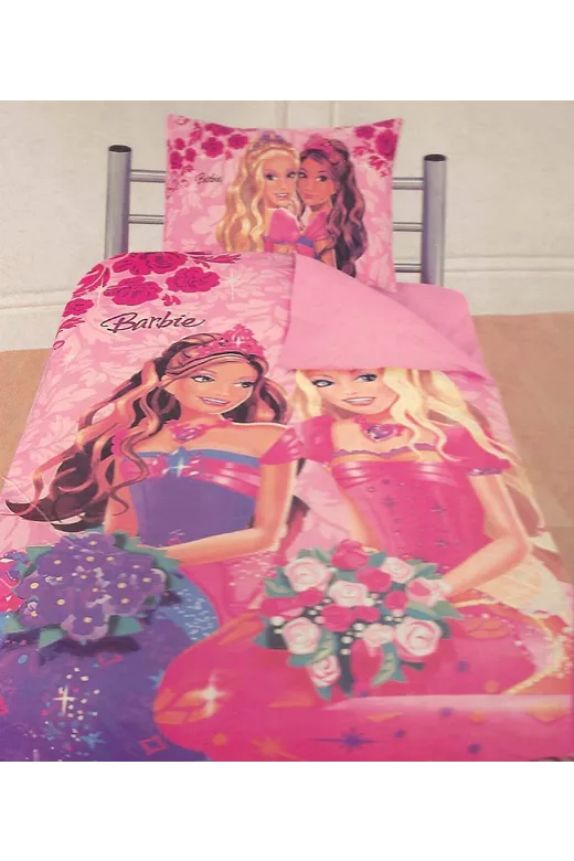 Σετ παπλωματοθήκη Disney μονή Barbie the Diamond Castle