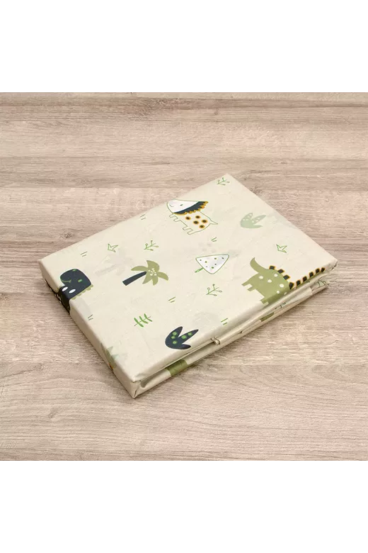 LINO BEBE ΣΕΤ ΣΕΝΤΟΝΙΑ DINO FOREST GREEN 120X180