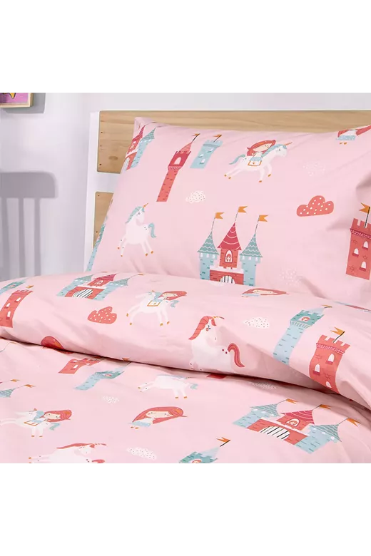 LINO Σετ Παιδική Παπλωματοθήκη (160x240) Cloud Kingdom Ροζ