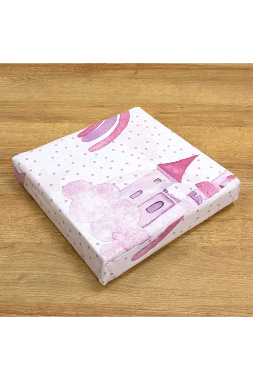 LINO Σετ Παιδική Παπλωματοθήκη (160x240) Dreamy Castleland Λευκό