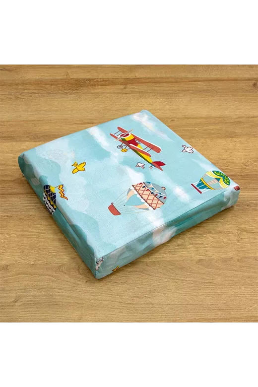 LINO Σετ Παιδική Παπλωματοθήκη (160x240) Cloud Chasers Πετρόλ