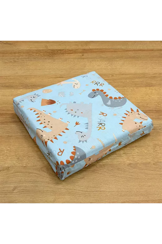 LINO Σετ Παιδική Παπλωματοθήκη (160x240) Jurrasic Nap Πετρόλ