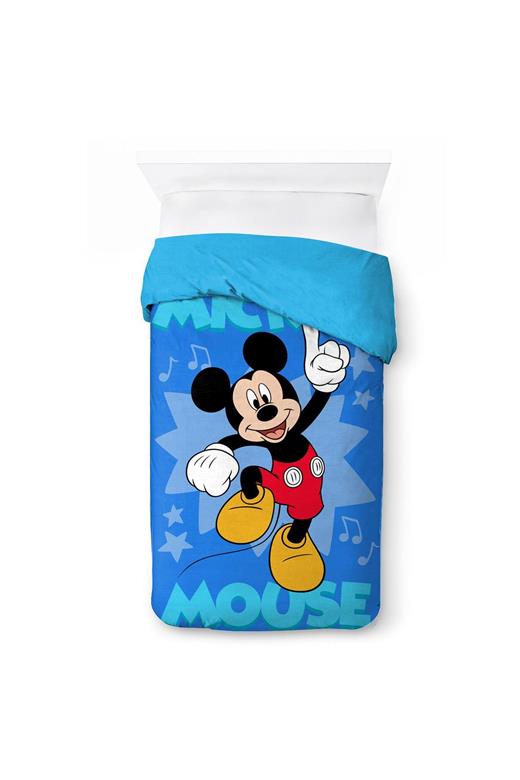 Κουβερτοπάπλωμα Flannel-Sherpa Disney Home Mickey 16 160X250 Blue 100% Polyester