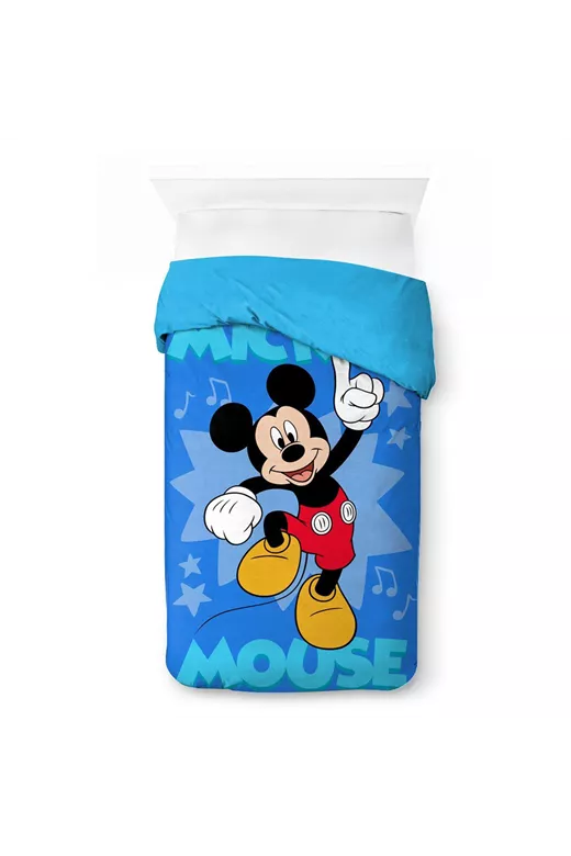 Κουβερτοπάπλωμα Flannel-Sherpa Disney Home Mickey 16 160X250 Blue 100% Polyester