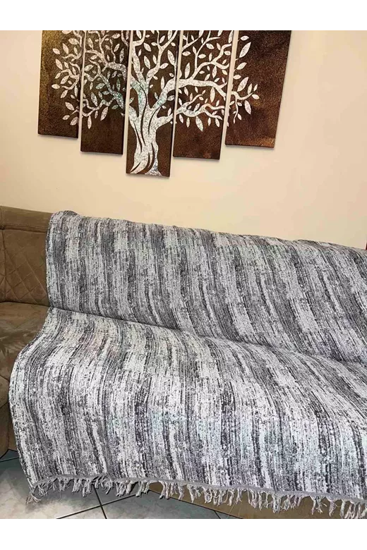 Σετ Ριχτάρια 2τεμ Σενίλ Νερά Γκρι