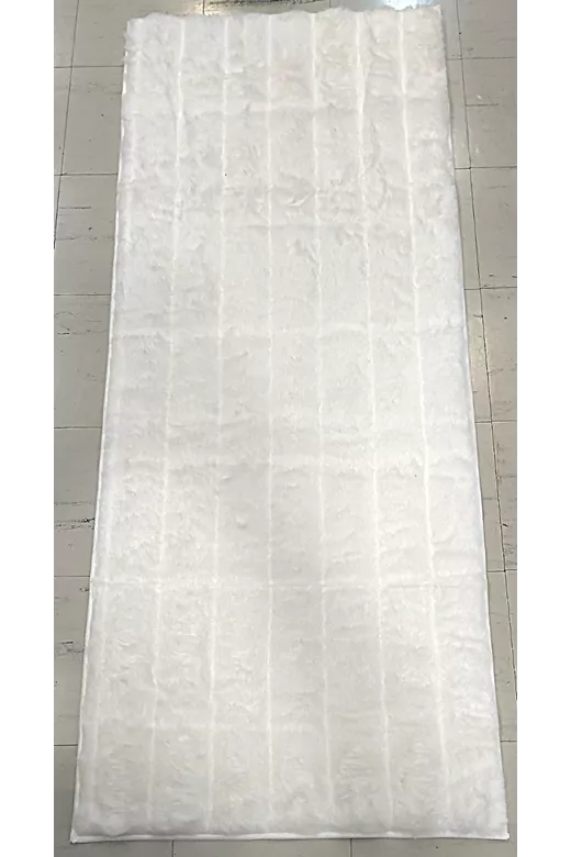 Σετ κρεβατοκάμαρας γούνινο Rabbit Fur White